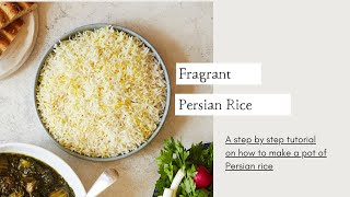 How to cook Persian steamed rice