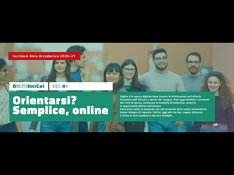 L'Unical si presenta: c'è l'Open day on line