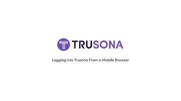 Logging into TruClub on a Mobile Device