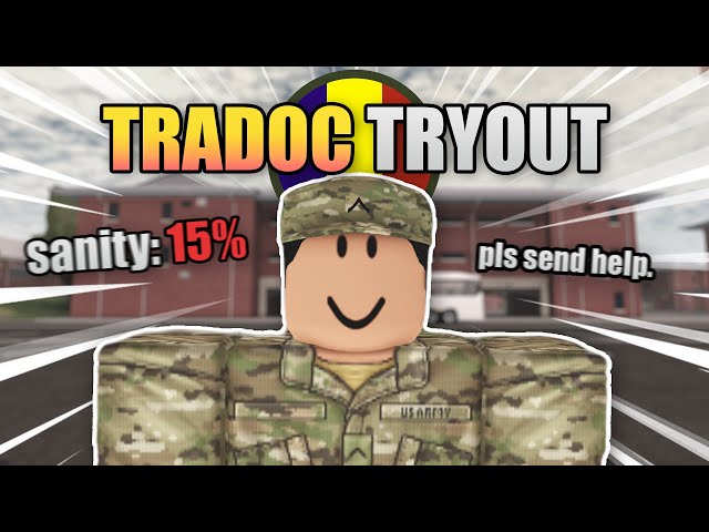 so I joined TRADOC in USAR... (fort martin) class=