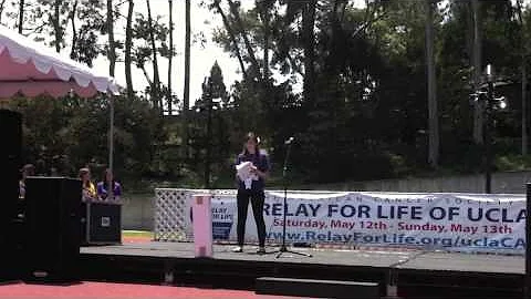Rachael's Speech, UCLA Relay for Life 2012