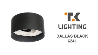 Lampa sufitowa DALLAS BLACK 6241 TK Lighting. Solidnie wykonana nowoczesna oprawa oświetleniowa