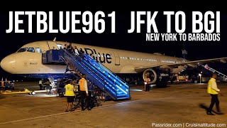 JetBlue B6 961 flight from New York-JFK to Barbados Grantley Adams International (BGI)