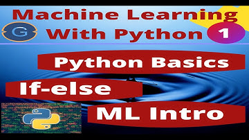 Session-1 Instructor Led Live Training-Machine Learning with Python| Learn Machine Learning for free