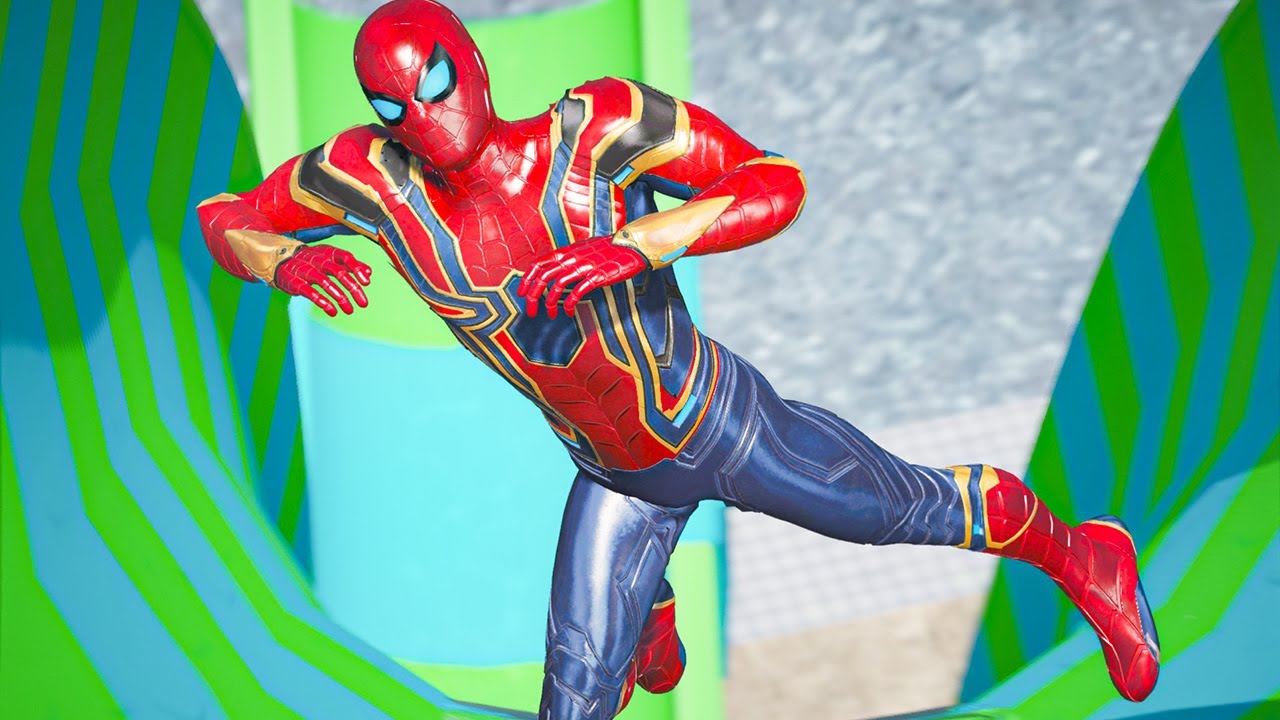 GTA 5 Epic Water Ragdoll Iron Spiderman VS Spiderman | Full Action Mood ...