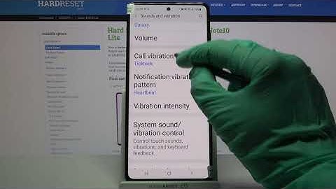 How to Change Vibration Pattern in SAMSUNG Galaxy Note 10 Lite – Customize Vibration Settings