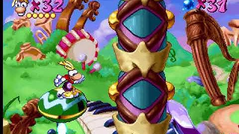 Rayman Forever / Rayman 1 (PC/MS-DOS) Band Land - Bongo Hills (Part 2)