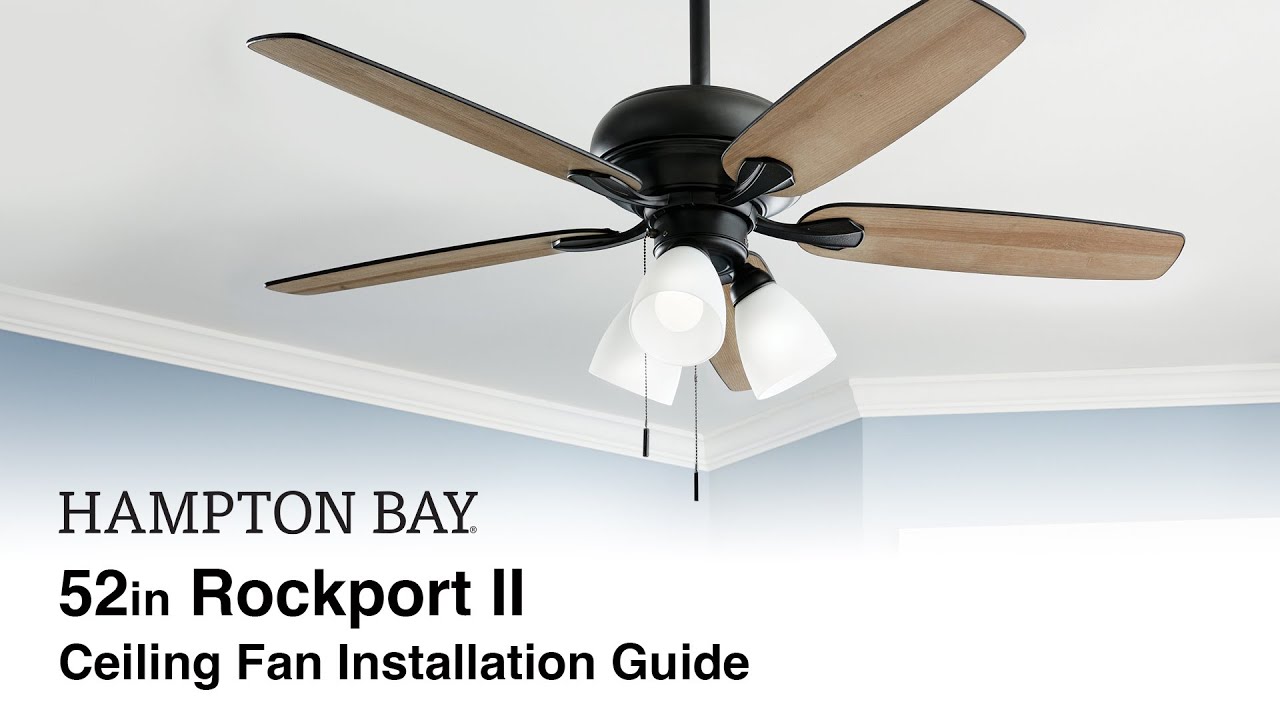 Rockport Ii Ceiling Fan By Hampton Bay