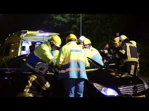 Ongeval Sint Jozefweg Offenbeek 11-5-2014