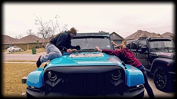 Episode 325 - Jeep Wrangler Hood Mount Light bar Install from MicTunning