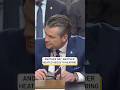 "Dude, just answer the question": Hegseth sidestepped senators on Iran, Anthropic, and more #shorts