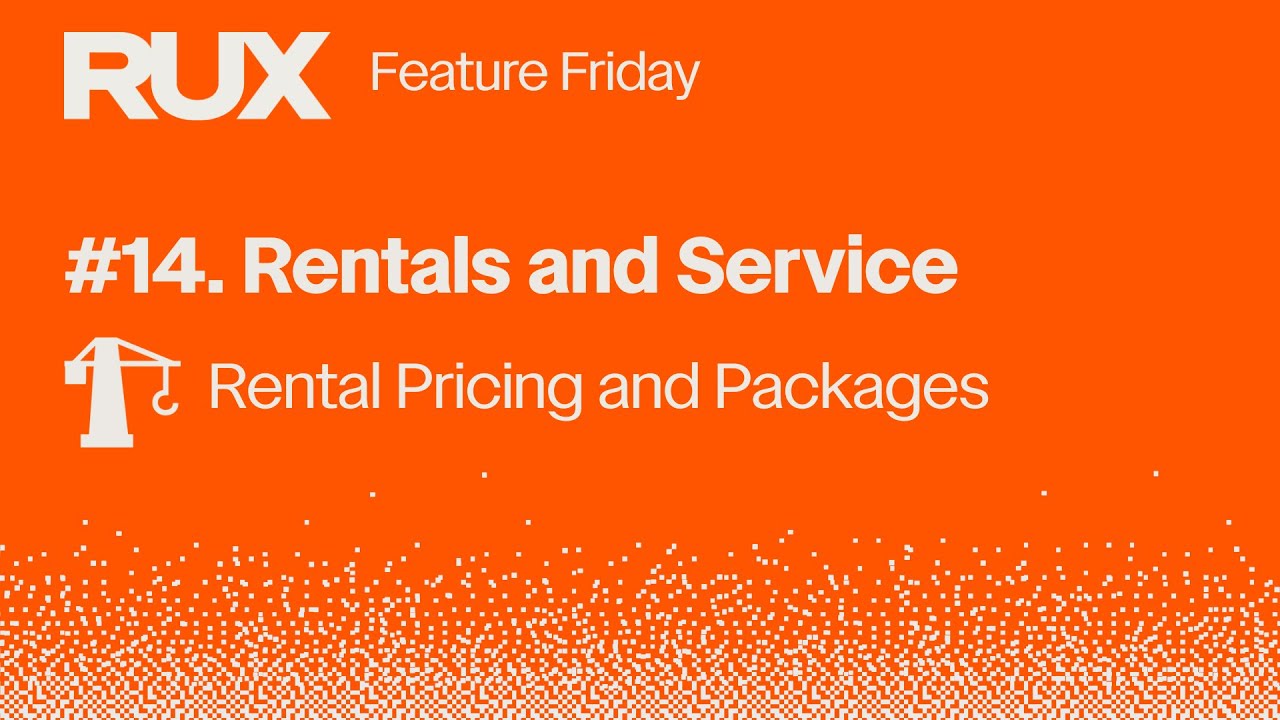 Feature Friday Episode 14: Rental Pricing and Packages