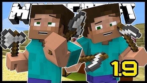 Minecraft 1.9 | BATTLE AXE vs HOE HYPE! | Snapshot 15w34c