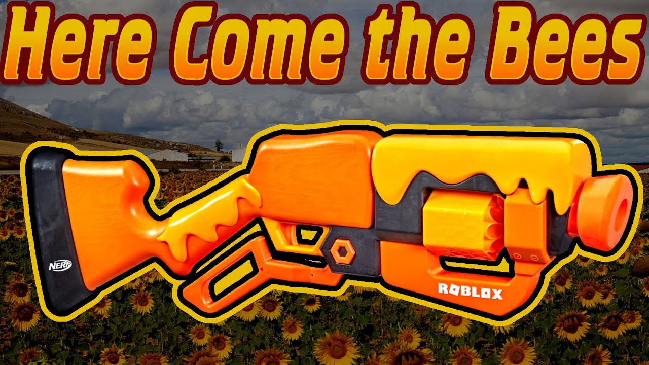  NERF Roblox Adopt Me!: Bees! Lever Action Dart Blaster