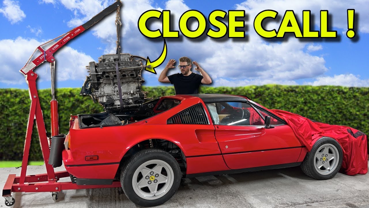 Cheap Ferrari 328 Project - Narrowly Escapes Disaster !