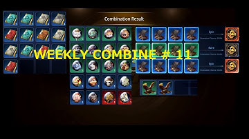 MIR 4 F2P ARBALIST - WEEKLY COMBINE #11 + SKILL CODEX AGAIN - LAST COMBINE BAGO MAG MERGE !