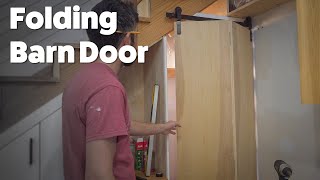 Building a FOLDING Barn Door for our Tiny Pantry