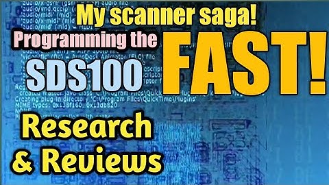 Programming the SDS100 FAST!