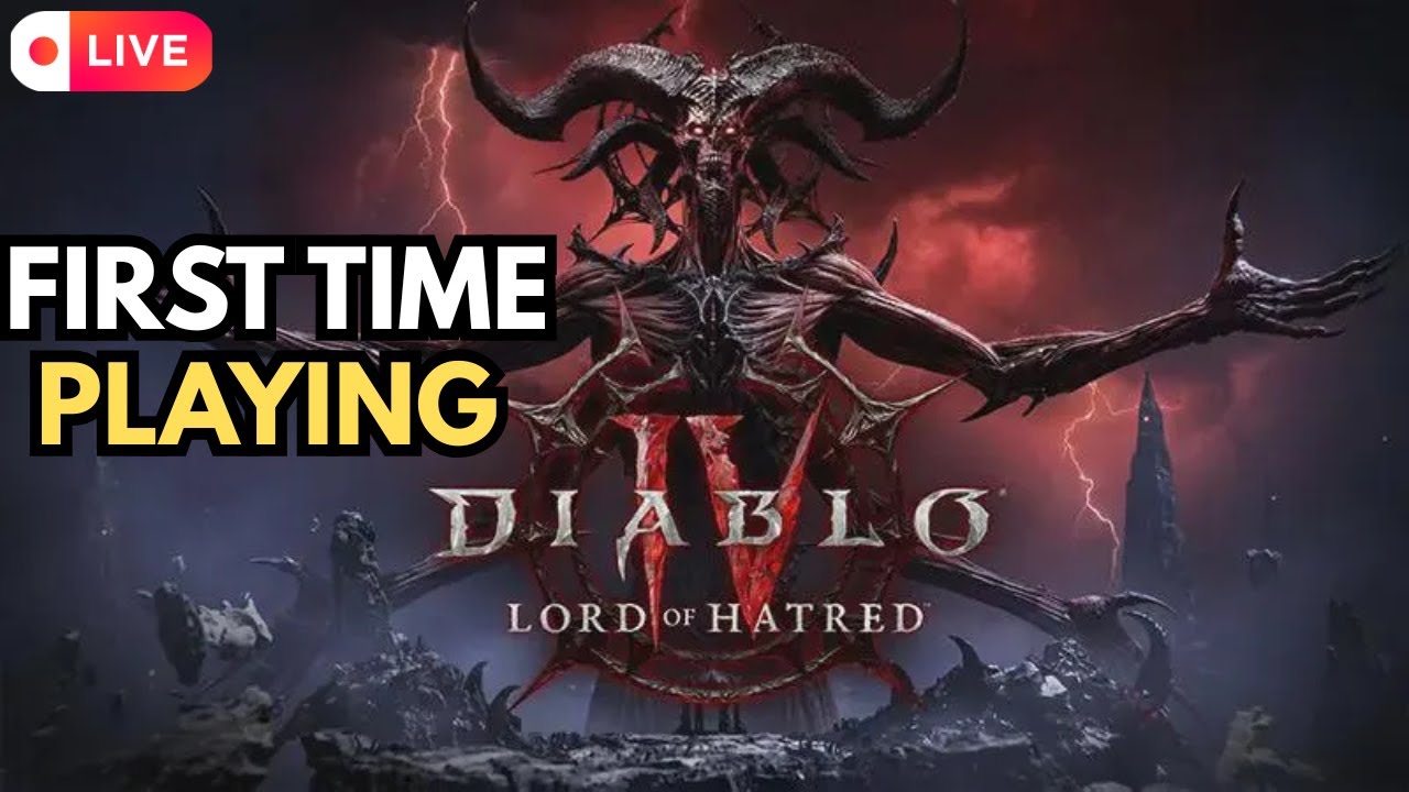 Diablo 4 Beginner Journey Starts NOW — First Playthrough