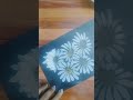 How to make daisy flower  easy flower painting  one stroke painting shortpainting art