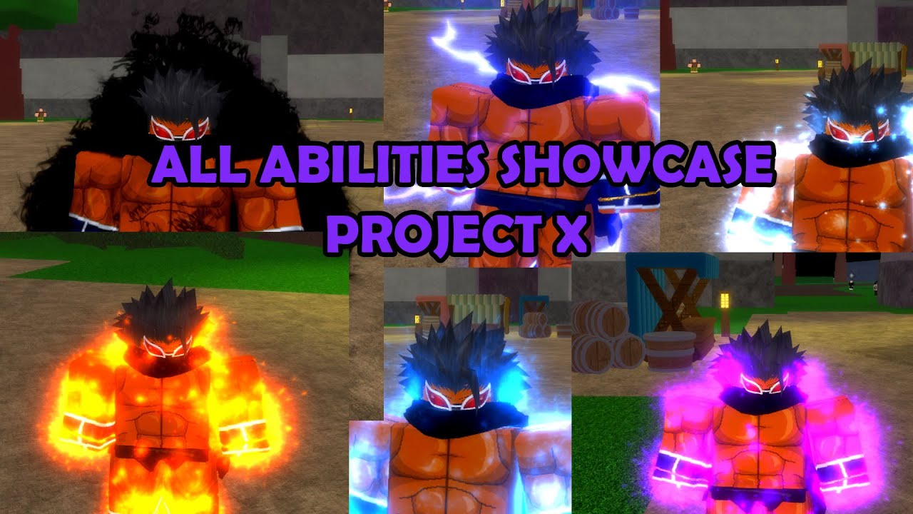 All Abilities Showcase In Project X Youtube