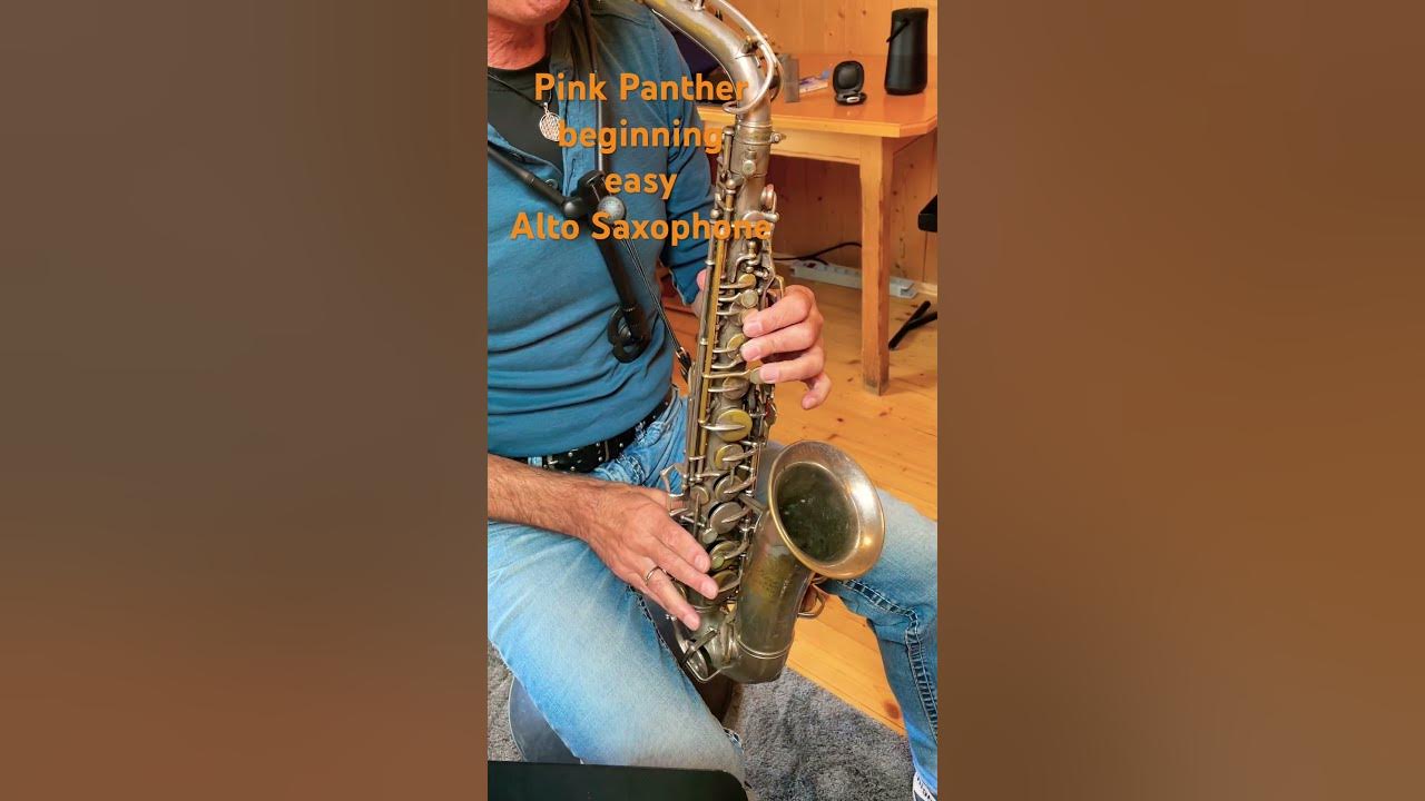 How to play the beginning of „Pink Panther“ for alto saxophone #pinkpanther #altosax #altosaxophone