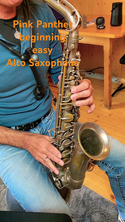 How to play the beginning of „Pink Panther“ for alto saxophone #pinkpanther #altosax #altosaxophone