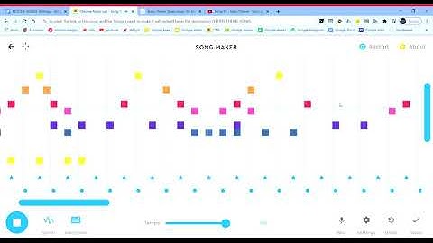 Tetris theme song on Chrome Music Lab!!