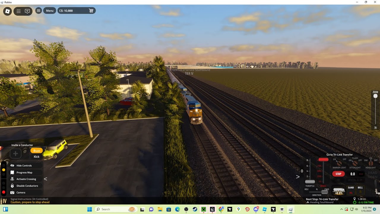 I Got a Conductor in [ALPHA] Rail Sim Universe Pre-Release | Roblox ...