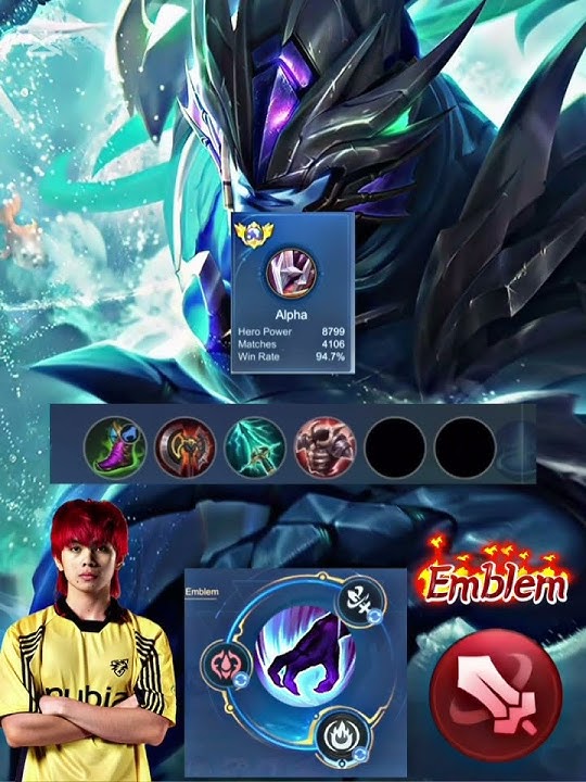 Alpha Best build 2025🔥 (Jungle lane) | Alpha MLBB #mobilelegends  #mlbb