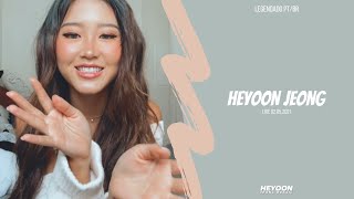 Heyoon Jeong Live 02.05.2021 (Legendado PT/BR)
