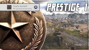 ENTERING FIRST PRESTIGE ON COD WW2! PRESTIGE 1 STATS!