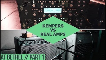Kempers VS Real Amps at BETHEL - David Hislop | Part 1| Tube amp vs Kemper Profiles