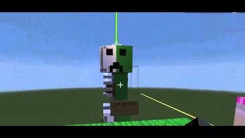 PAT And JEN PopularMMOs | Minecraft CREEPER ANATOMY - TNT ESCAPE - Custom Map 1