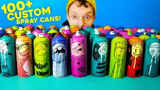 Making 100+ Custom Spray Cans in 4 Days! (I'm Tired Now)