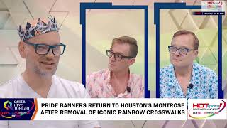Pride Banners Return To Houston's Montrose After Removal Of Iconic Rainbow Crosswalks