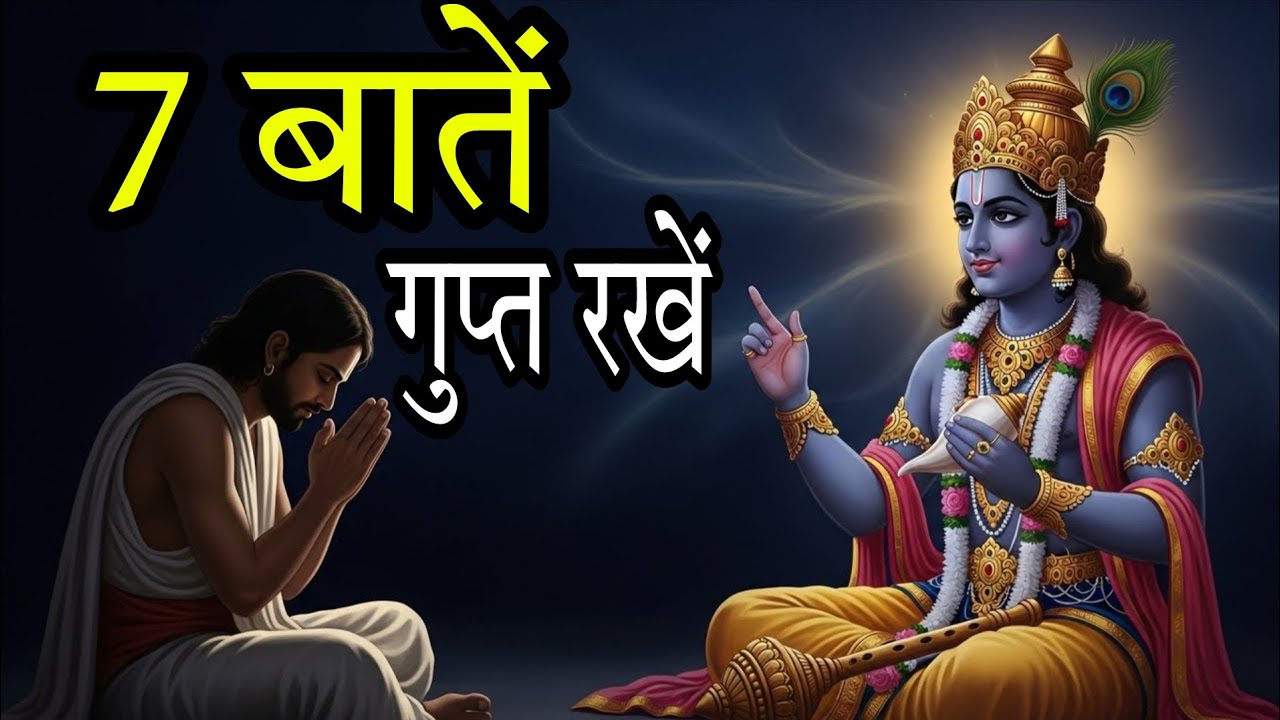 यह 7 बातें गुप्त रखें | Krishna Motivationala Speech | Krishna Vani | Geeta Vichar | TaleTarang |