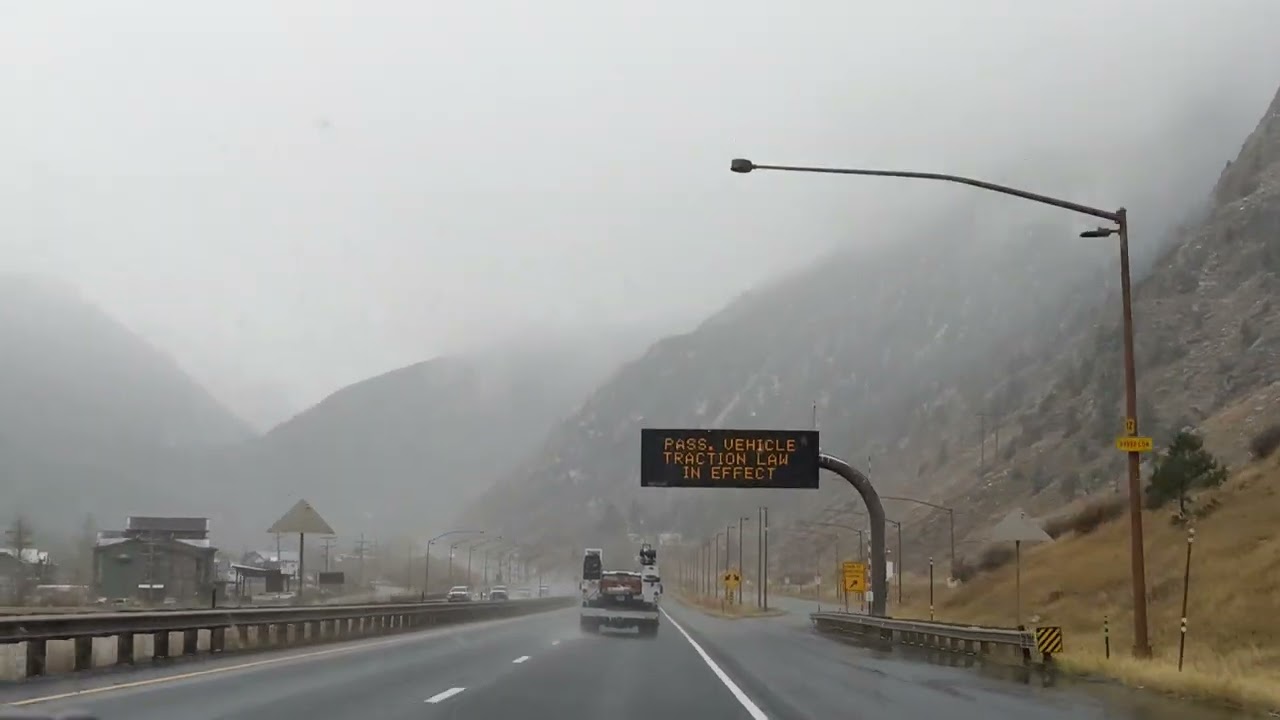 Colorado to Utah  []  Denver to St. George  []  Snow  [] Aileen near death experience [] Scenic View