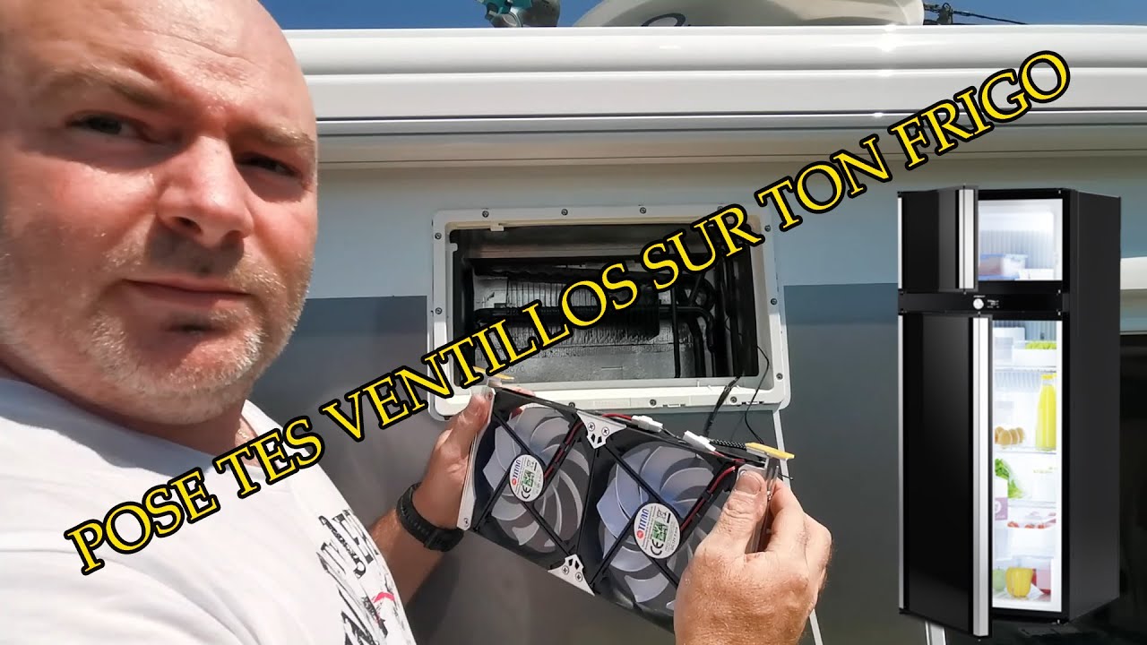 POSE TES VENTILOS SUR TON FRIGO - YouTube