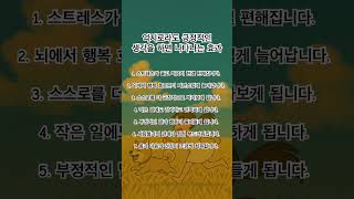 억지로라도 궁정적인 생각을 하면 나타나는 효과 #명언 #공감글귀 #감성 #좋은글 #외로울때 #좋은글귀