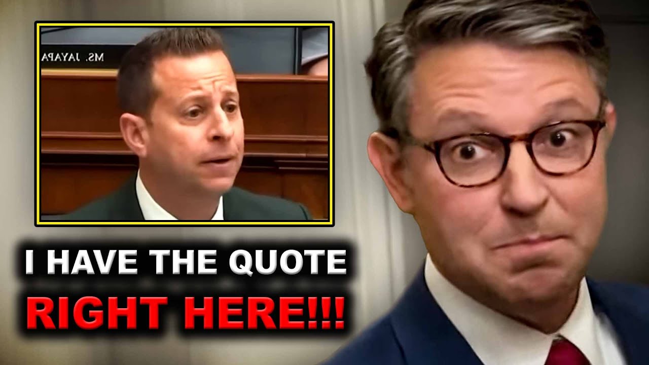 Moskowitz DESTROYS Speaker Mike Johnson With His OWN Words!