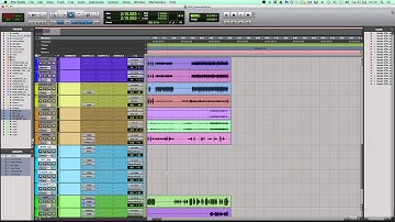 Pro Tools 8 and below: creating aux subgroups