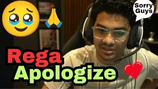 Rega Apologizes🤯 | Full Matter Explained ❤️ #regaltos #viral #gaming #bgmi #rega