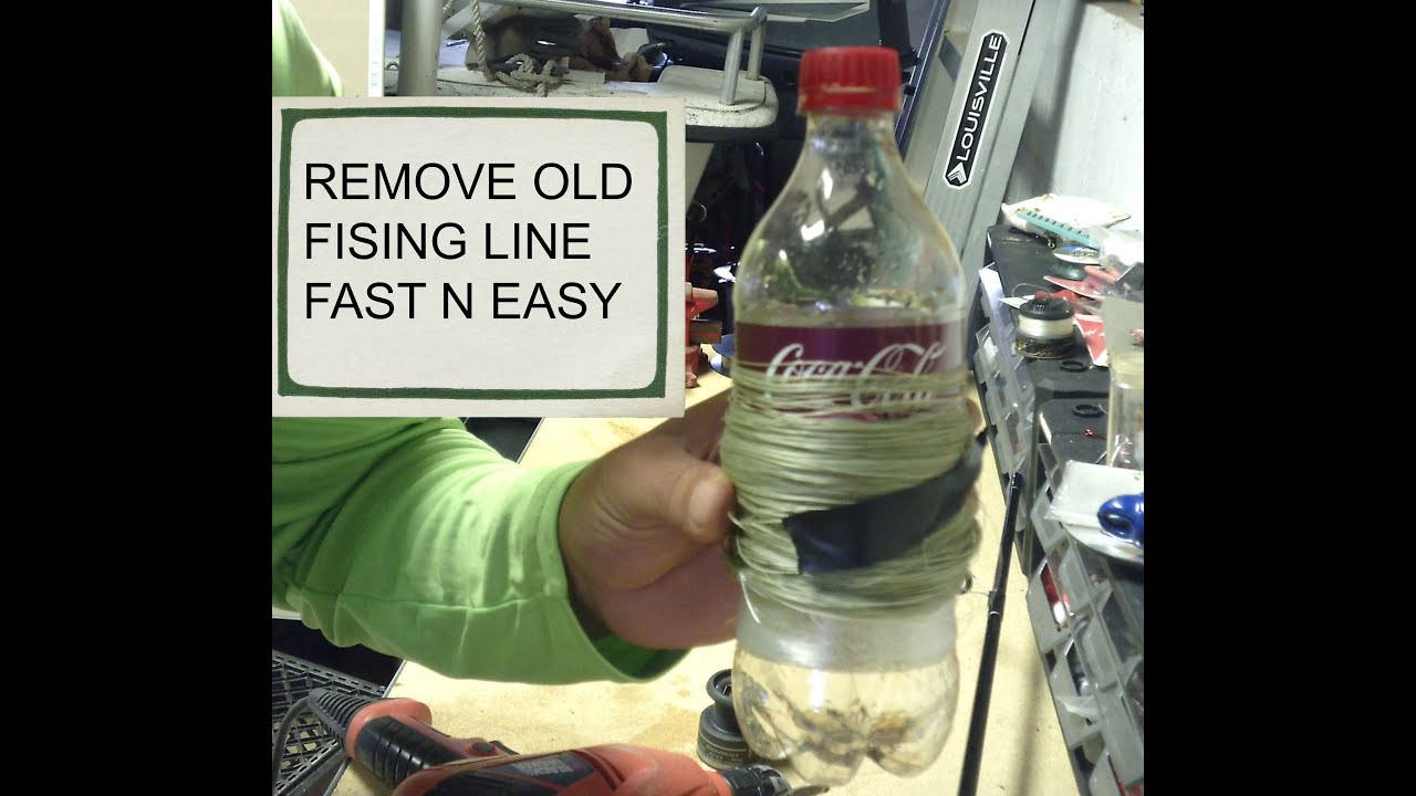 How to Remove and Change Line on a Fishing Reel FAST (QUICK and