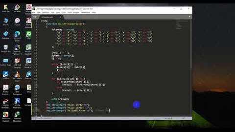 How to LowerCase to UpperCase without built in function in php
