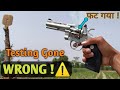 Testing of my toy gungone wrong     toygun diycraftsexperiment