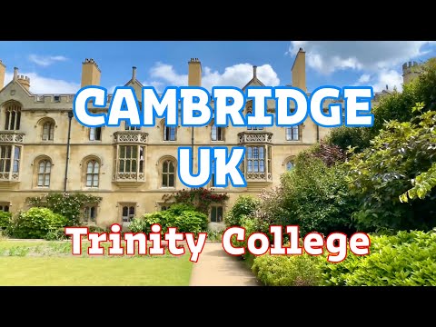 Cambridge walking tour, Trinity College. UK