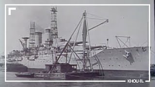 KHOU 11 archives: Battleship Texas' role in both world wars