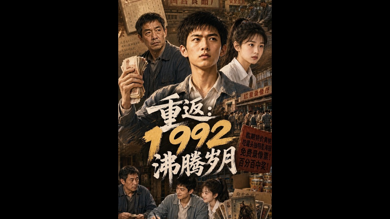 💥【一口氣看完】《重返1992：沸騰歲月》#短劇 #AI短劇 #逆襲 #drama #爽劇 #鯊魚先生🦈