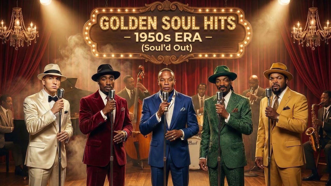 Best 1950's Rap Soul Version Mix 🎩 Vintage Jazz Covers of 90s Hip Hop Classics